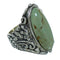 Turquoise And Sterling Silver Southwest Flower Ring Size 5-1/4 RX87406