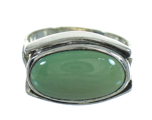 Authentic Sterling Silver Turquoise Jewelry Ring Size 8-1/4 RX87657