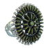 Turquoise Southwest Genuine Sterling Silver Needlepoint Ring Size 8-1/4 QX87061