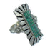 Turquoise Genuine Sterling Silver Ring Size 7 AX89334