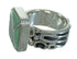 Turquoise Inlay Sterling Silver Southwest Ring Size 7-1/4 AX89349
