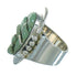 Turquoise Genuine Sterling Silver Southwestern Ring Size 5-1/2 AX89388
