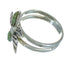 Genuine Sterling Silver And Turquoise Flower Ring Size 6 RX88035