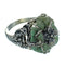 Sterling Silver Turquoise Flower And Dragonfly Jewelry Ring Size 4-1/4 RX88119