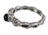 Authentic Sterling Silver Jet Ring Size 4-3/4 RX88320