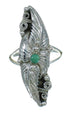 Turquoise Sterling Silver Ring Size 7-1/4 AX90432