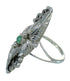 Turquoise Sterling Silver Ring Size 7-1/4 AX90432