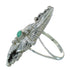 Turquoise Sterling Silver Southwest Jewelry Ring Size 4-3/4 AX90457