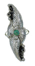 Southwest Authentic Sterling Silver Turquoise Ring Size 7 AX90477