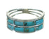 Authentic Sterling Silver Turquoise Inlay Ring