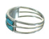 Authentic Sterling Silver Turquoise Inlay Ring