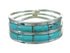 Authentic Sterling Silver Turquoise Inlay Ring