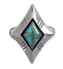 Turquoise Genuine Sterling Silver Ring Size 7-3/4 RX86094