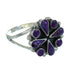 Magenta Turquoise And Silver Southwestern Ring Size 7 YX89883