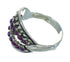 Magenta Turquoise Southwest Silver Ring Size 6-3/4 YX89897