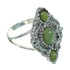 Southwestern Turquoise And Sterling Silver Ring Size 6-1/4 YX86676