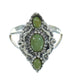 Southwestern Turquoise And Sterling Silver Ring Size 6-1/4 YX86676