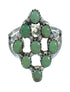 Turquoise And Authentic Sterling Silver Southwest Ring Size 5-3/4 YX86839