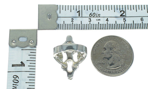 Turquoise And Sterling Silver Southwestern Ring Size 5 YX86833