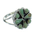 Turquoise Southwestern Silver Ring Size 5-3/4 YX86981