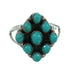 Silver And Turquoise Jewelry Ring Size 7-1/4 YX87185