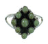 Authentic Sterling Silver And Turquoise Jewelry Ring Size 5-1/4 YX87192