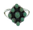 Turquoise And Genuine Sterling Silver Jewelry Ring Size 8-1/4 YX87200