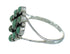 Turquoise And Genuine Sterling Silver Jewelry Ring Size 8-1/4 YX87200