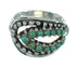 Southwest Turquoise Sterling Silver Jewelry Ring Size 8 YX87212