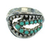 Southwestern Silver Turquoise Jewelry Ring Size 6-1/2 YX87238