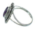 Silver And Magenta Turquoise Southwestern Ring Size 7-1/2 YX89503