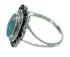 Genuine Sterling Silver Turquoise Opal Inlay Ring Size 6 RX88461