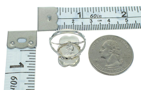 Turquoise Opal Sterling Silver Jewelry Ring Size 4-1/4 RX88463