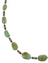 Kingman Turquoise And Tiger Eye Silver Navajo Bead Necklace AX88941