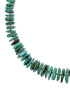 Sterling Silver Kingman Turquoise Navajo Bead Necklace AX89418