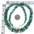Sterling Silver Kingman Turquoise Navajo Bead Necklace AX89418