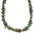 Genuine Sterling Silver Kingman Turquoise American Indian Navajo Bead Necklace AX89420