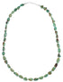 Kingman Turquoise Authentic Sterling Silver American Indian Bead Necklace RX88916