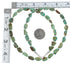 Kingman Turquoise Authentic Sterling Silver American Indian Bead Necklace RX88916