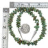 Genuine Sterling Silver Turquoise Bead Necklace AX91323