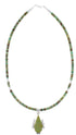 Turquoise Southwestern Authentic Sterling Silver Bead Necklace Set AX93766