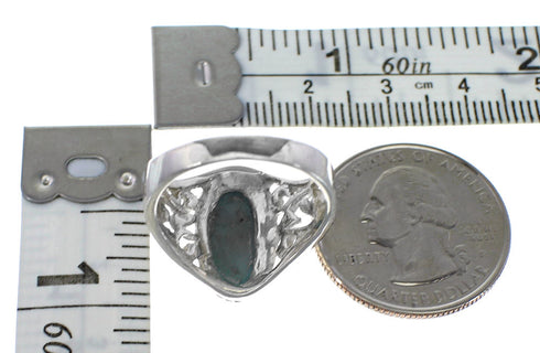 Turquoise Sterling Silver Jewelry Ring Size 4-3/4 RX94053