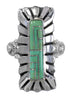 Authentic Sterling Silver Turquoise Ring Size 5 FX93712