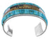 Native American Village Design Multicolor Cuff Bracelet MX27614