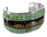 Native American Village Design Multicolor Cuff Bracelet MX27619