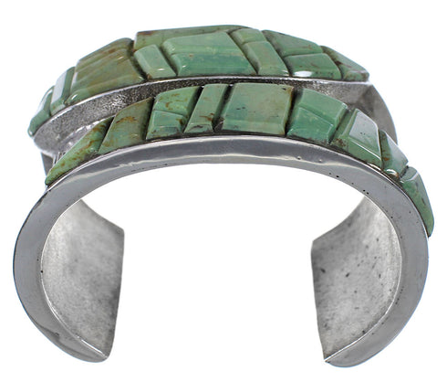 Southwest Dragonfly Turquoise Sterling Silver Cuff Bracelet CX49962