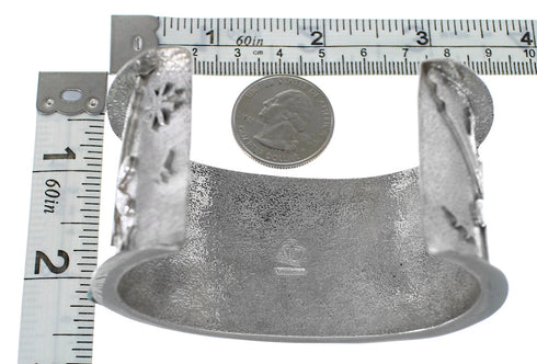 Southwest Dragonfly Turquoise Sterling Silver Cuff Bracelet CX49962