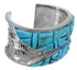 Turquoise Inlay Dragonfly Jewelry Silver Cuff Bracelet MX27123
