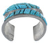 Turquoise Inlay Dragonfly Jewelry Silver Cuff Bracelet MX27123