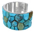 Sterling Silver Southwest Turquoise Cuff Bracelet FX27284